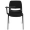 Emma and Oliver Padded Ergonomic Shell Chair with Right Handed Flip-Up Tablet Arm